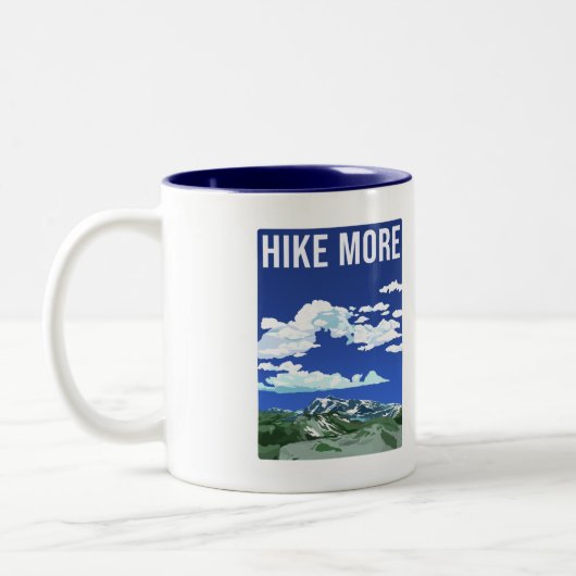 Mehr Wanderung Zweifarbige Tasse (Links)