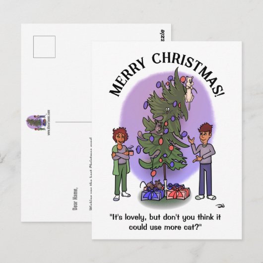 Mehr Weihnachtskarten Postkarte (Vorne/Hinten)