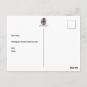 Mehr Weihnachtskarten Postkarte (Rückseite)