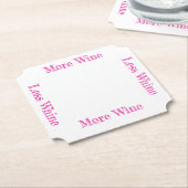 Mehr Weine weniger Untersetzer (angewinkelt)