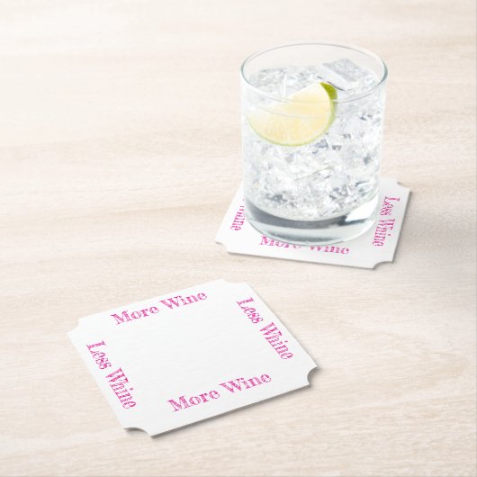 Mehr Weine weniger Untersetzer (Vor Ort)