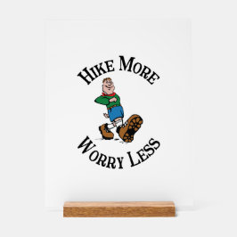 Mehr, weniger Sorgen Acrylschild