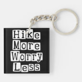 Mehr, weniger Sorgen Schlüsselanhänger (Rückseite)