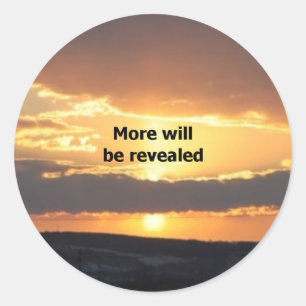 Mehr werden aufgedeckt runder aufkleber