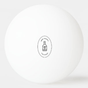Mehr Whiskey weniger Stress Tischtennisball