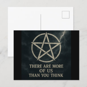 Mehr Wicca Postcard Postkarte