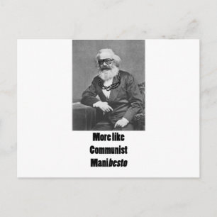 Mehr wie ManiBESTO! Postkarte