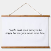 Mehr Zeit Holztäfelung Wandteppiche (Vorne)