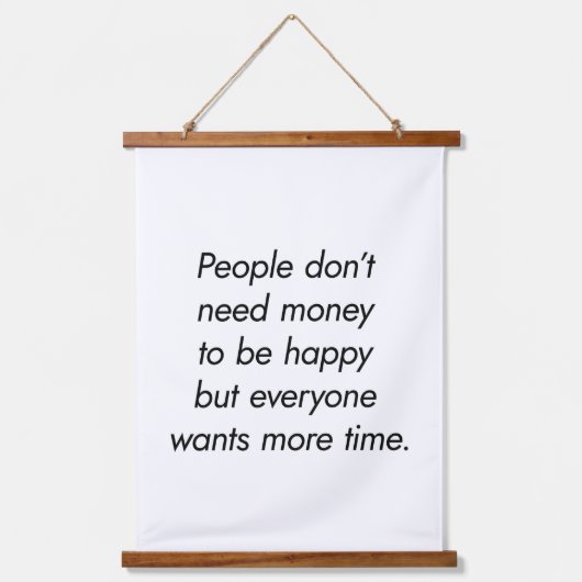 Mehr Zeit Holztäfelung Wandteppiche (Vorderseite)