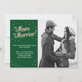 Mehr zum Grünen der Merrier-Schwangerschaft Feiertagskarte
