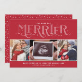 Mehr zum Merrier Pregnancy Ankündigung Weihnachten (Vorne/Hinten)