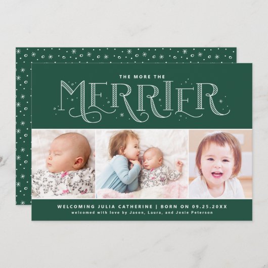 Mehr zur Heiligen Geburt des zweiten Kindes Ankündigung (Vorne/Hinten)