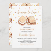 Mehr zur Liebe Babydusche Einladung (Vorne/Hinten)