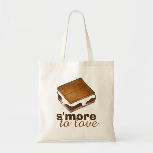 Mehr zur Liebe Campfire S'mores Feinschmecker Food Tragetasche (Vorne)