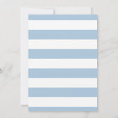 Mehr zur Liebe Kawaii Blue Boy Baby Shower Einladung (Rückseite)