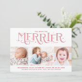 Mehr zur Merrier Big Sibling-Ankündigung Ankündigung (Stehend Vorderseite)