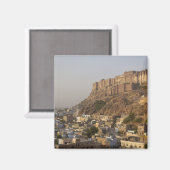 Mehrangarh Fort von Jodhpur. Rajasthan, INDIEN. Magnet (Vorderseite/Rückseite)