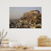 Mehrangarh Fort von Jodhpur. Rajasthan, INDIEN. Poster (Küche)