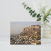 Mehrangarh Fort von Jodhpur. Rajasthan, INDIEN. Postkarte (Stehend Vorderseite)