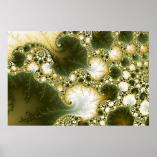 Mehratomig - Fraktal-Plakat Poster