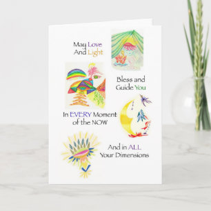 Mehrdimensionale Segen-Karte Karte