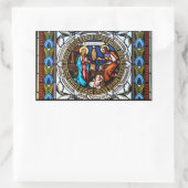 Mehrerau Collegiumskapelle Kapelle Fensterkrippe Rechteckiger Aufkleber (Tasche)