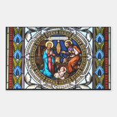 Mehrerau Collegiumskapelle Kapelle Fensterkrippe Rechteckiger Aufkleber (Vorderseite)