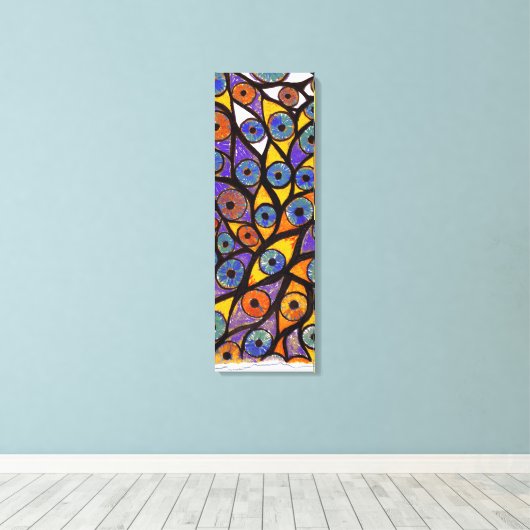 Mehrere Augen auf Leinwand (Insitu (Holzboden))