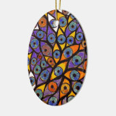 Mehrere Augen Keramik Ornament (Links)