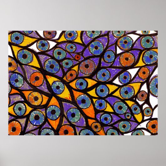 Mehrere Augen Poster (Vorne)