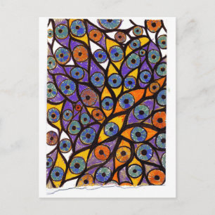 Mehrere Augen Postkarte