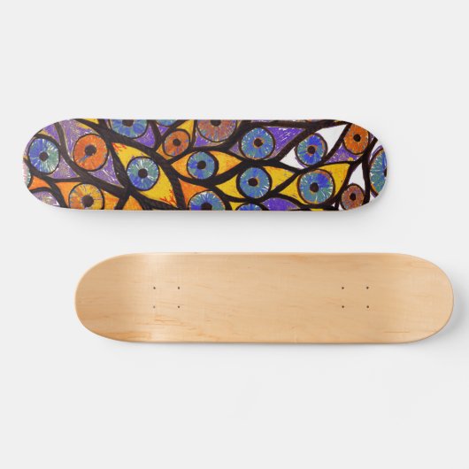 Mehrere Augen Skateboard (Horizontal)