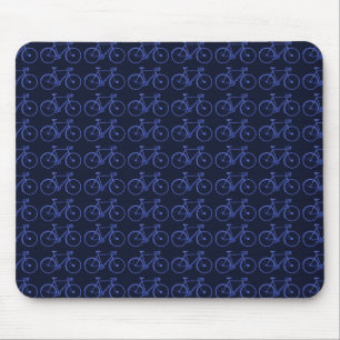 Mehrere blaue Fahrräder Mousepad