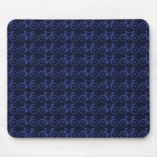 Mehrere blaue Fahrräder Mousepad (Vorne)