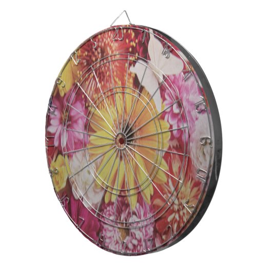 MEHRERE BLUME DARTSCHEIBE (Vorderseite rechts)