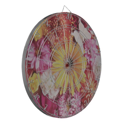 MEHRERE BLUME DARTSCHEIBE (Vorderseite Links)