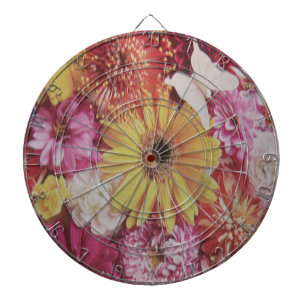 MEHRERE BLUMEN DARTSCHEIBE