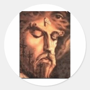 MEHRERE FAKTEN VON JESUS RUNDER AUFKLEBER