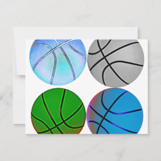 Mehrere farbige Basketballs