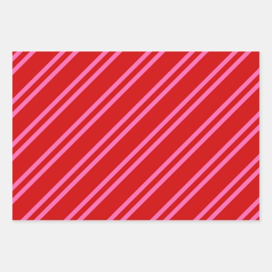 Mehrere Farbstreifen DIY-Farbton (DIG-Farbton) Geschenkpapier Set (Vorderseite 3)