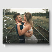 Mehrere Foto Collage Wedding Gästebuch (Vorderseite)