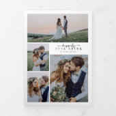 Mehrere Foto Hochzeit Dankeschön Karte (Cover)