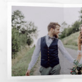 Mehrere Foto Hochzeit Dankeschön Karte (Innen Erste Seite)