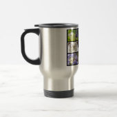 Mehrere Fotos großer weißer Schmetterling Reisebecher (Links)