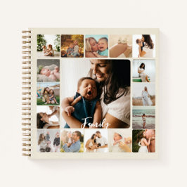 Mehrere Fotos Sammeln eines einfachen Frame-Famili Notizblock