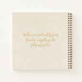 Mehrere Fotos Sammeln eines einfachen Frame-Famili Notizblock (Rückseite)