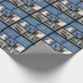 Mehrere Fotos Seegras-Poster Geschenkpapier (Ecke)