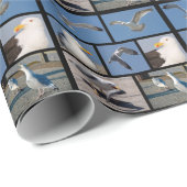 Mehrere Fotos Seegras-Poster Geschenkpapier (Rolleneckpunkt)