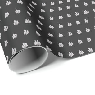 Mehrere Geister Halloween Geschenkpapier