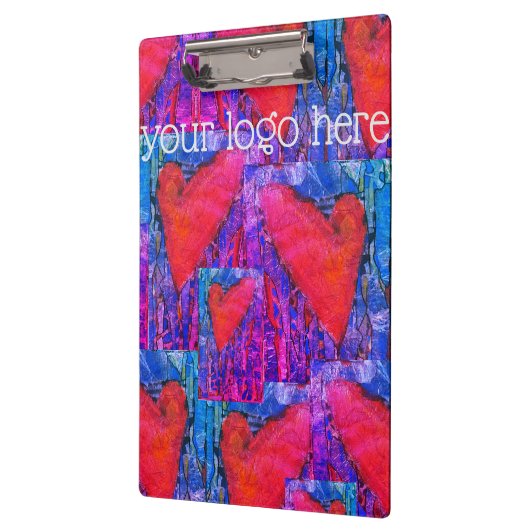 Mehrere Herzen Klemmbrett (Links)